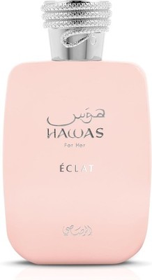 Rasasi Hawas Eclat for Women Eau de Parfum Spray, 3.4 Fl Oz (Pack of 1) 