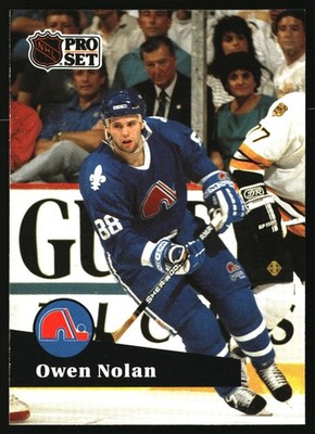 1991-92 Pro Set #196 Owen Nolan Free Shipping