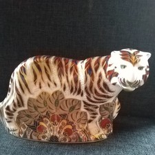 Royal Crown Derby 'Bengal Tiger Briefbeschwerer