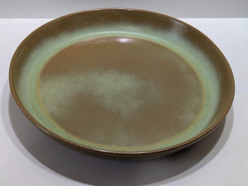 Frankoma Plainsman Prairie Green Pie Serving Plate Serving Tray Dish #91 Vintage