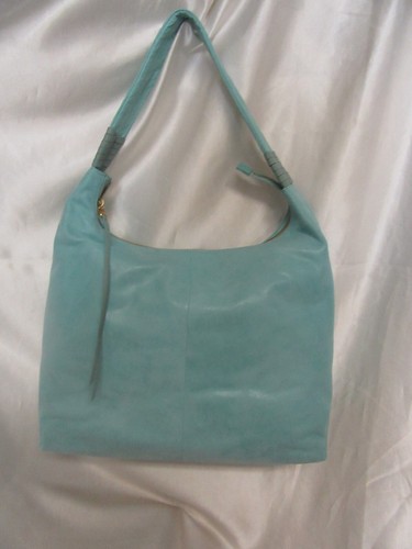 WOMEN`S HOBO LARGE "ASTRID" SHOULDER HANDBAG NEW W/T CARIBBEAN BLUE - Picture 5 of 11