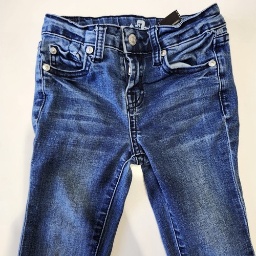 7 For All Mankind Girls Size 5 Skinny Jeans Casual Denim School - Picture 8 of 10
