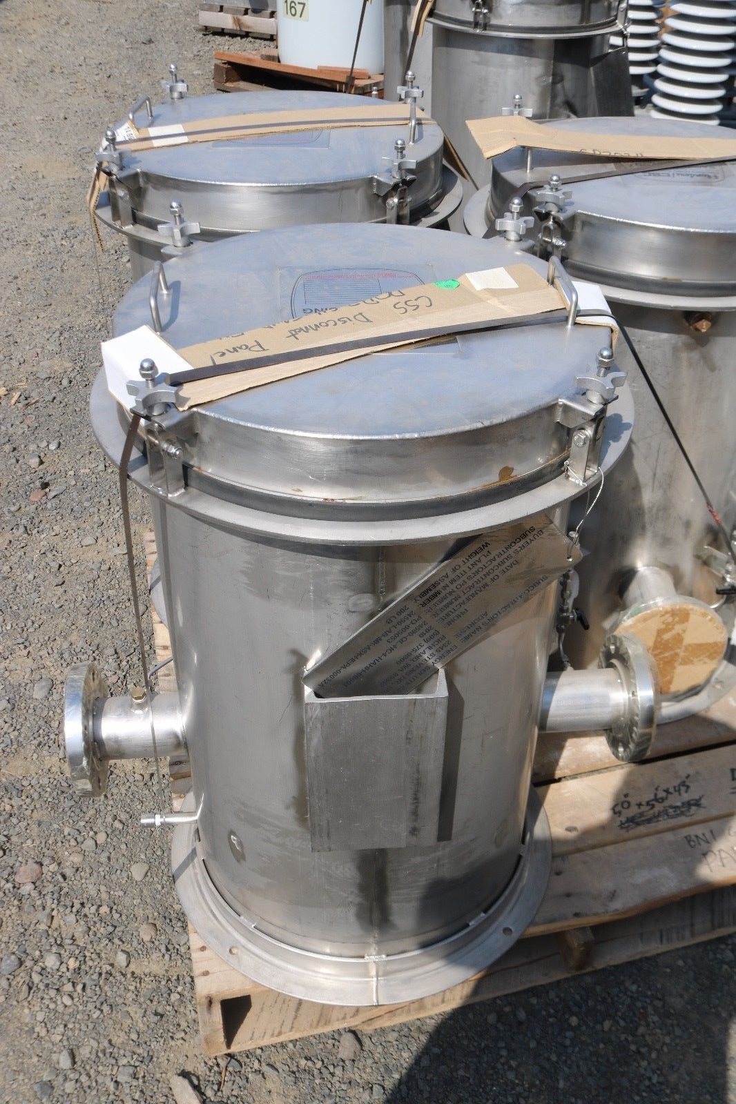 NEW FLANDERS BAGIN BAG OUT FILTER HOUSING STAINLESS STEEL G11FK (209071304) eBay