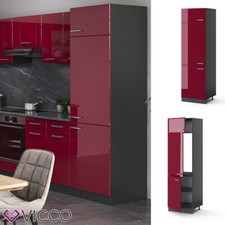 Armadio alto Credenza cucina Cucina componibile R-Line bordeaux Vicco