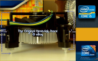 Intel Cooling Fan for Core i7-2700K i7-2600K i5-2400S i5-2500S Socket LGA1155