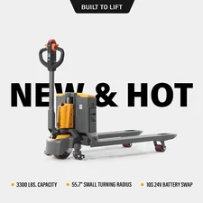 APOLLOLIFT 24V Li-ion Battery Full Electric Pallet Jack Truck 3300lb 48X27" Fork