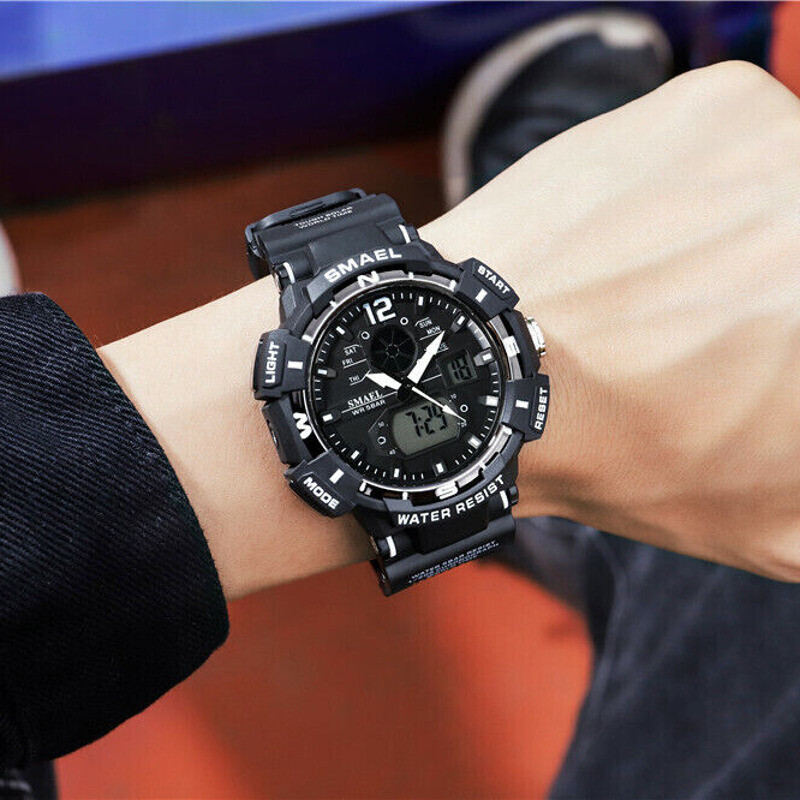 Men Watch Fashion Sport Outdoor Wristwatch Male Digital Stopwatch Quartz