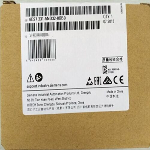 NEW Siemens 6ES7 231-5ND32-0XB0 6ES7231-5ND32-0XB0 S7-1200 Analog Input Module - Picture 1 of 4