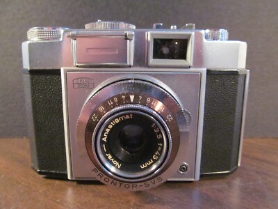 ZEISS CONTINA PRONTOR SVS Novar Anastigmat 1:3.5/45mm lens camera Germany TESTED