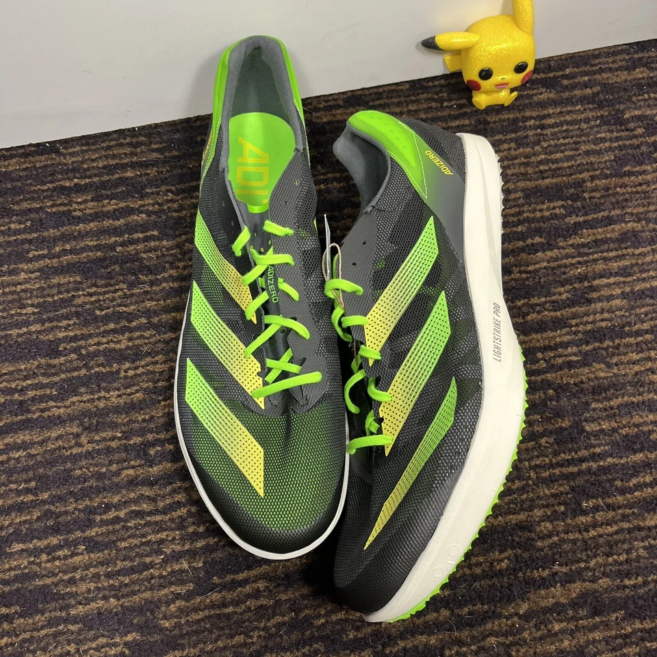 Adidas Adizero Avanti TYO Unisex Picos Atléticos M 13 / W14.5 Negro Verde Adios Foto 4 de 4