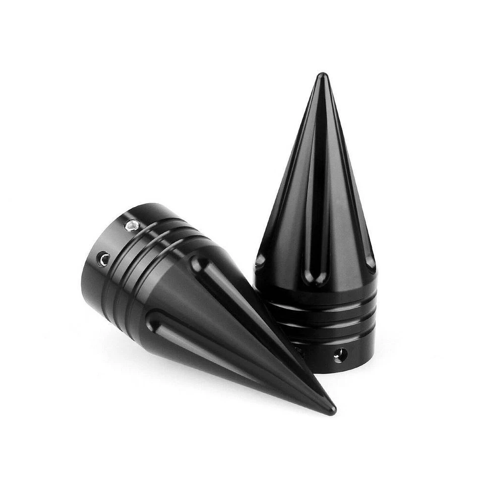 Алюминиевые крышки гаек переднего колеса оси с ЧПУ болт колпачок для Harley Touring Road Glide - Изображение 3 из 4