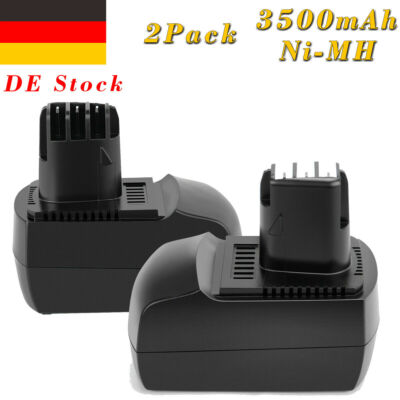 2X Für Metabo ULA9.6-18 6.25476,BSZ 14.4, SBZ 14.4 Impuls 14,4V 3,5AH Ni-MH Akku