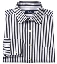 New Chaps Dress Shirt Wrinkle-Free Stain-Release Long Sleeves Classic Fit NWT