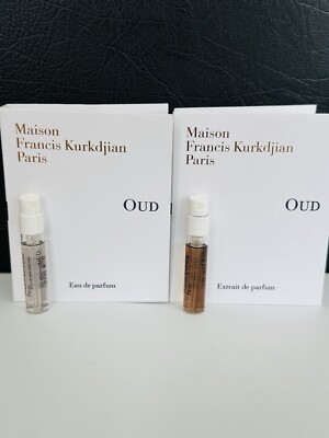 Maison Francis Kurkdjian Oud & Oud Extrait Perfume Samples 2ml (2pcs)