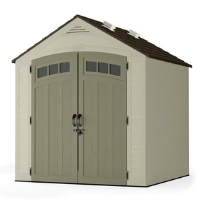 suncast vista outdoor storage shed 7 x 7 ft. resin 4