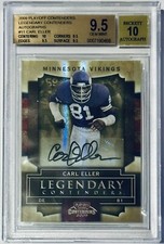 2009 Playoff Contenders Legendary Contenders Auto Carl Eller BGS 9.5/10 Gem Mint