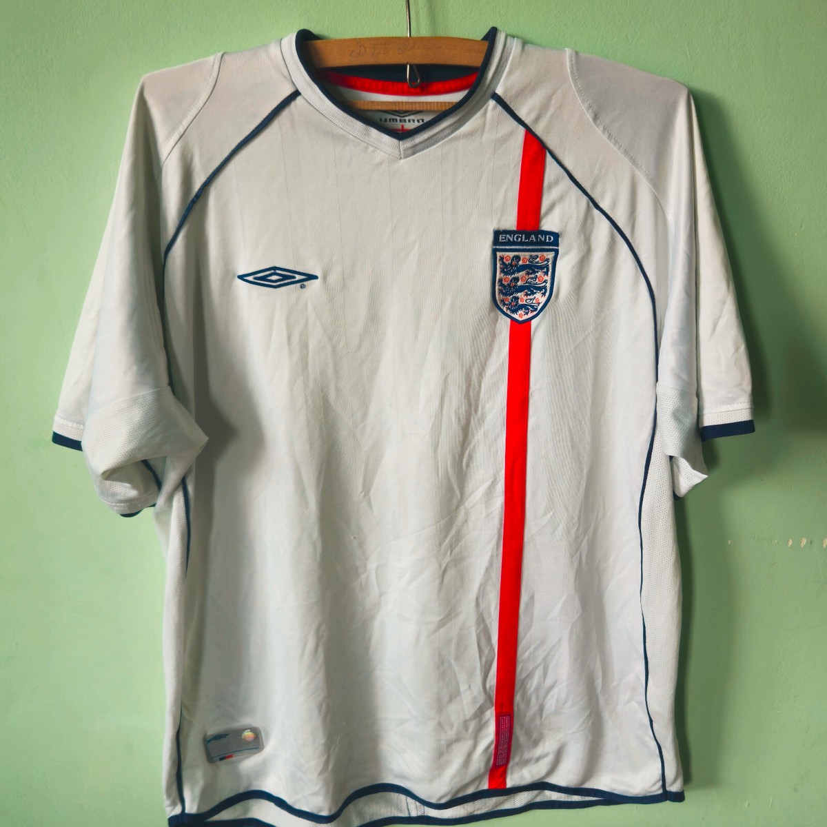 ウェア UMBRO England national team XLsize Vintage Umbro England Jersey Soccer National Team Sz men's XXL