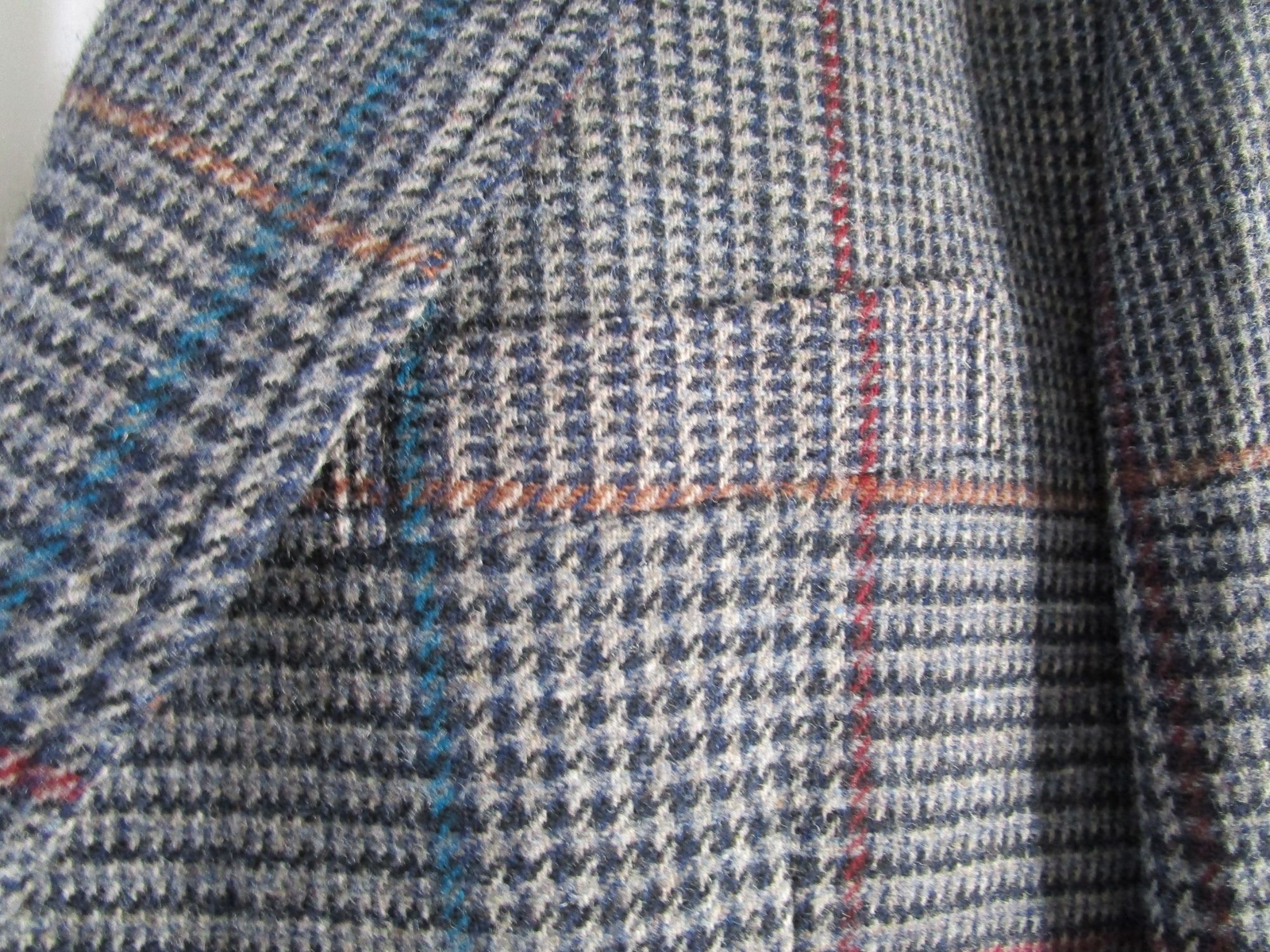 Vintage Pendleton Houndstooth Windowpane Tattersa… - image 6