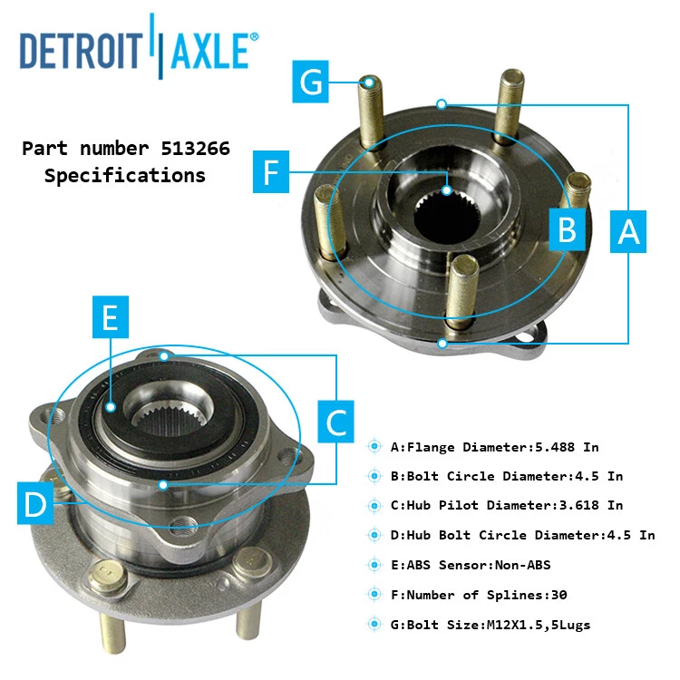 Buje de cojinete de rueda delantera para Hyundai Santa Fe Sport Veracruz Sorento 2011-2014 Foto 3 de 4