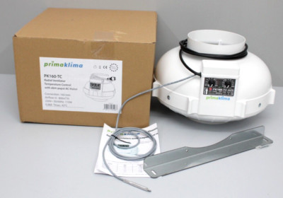 Prima Klima PK160-TC AC bis 800 m³/h mit 160mm Anschluss Temperaturgesteuert Neu