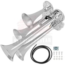 Air Horn With Electric Air Valve 12v Trumpet For Van Train Car Boat Semi Truck Air Horn With Electric Air Valve 12v Trumpet For Van Train Car Boat Semi Truck