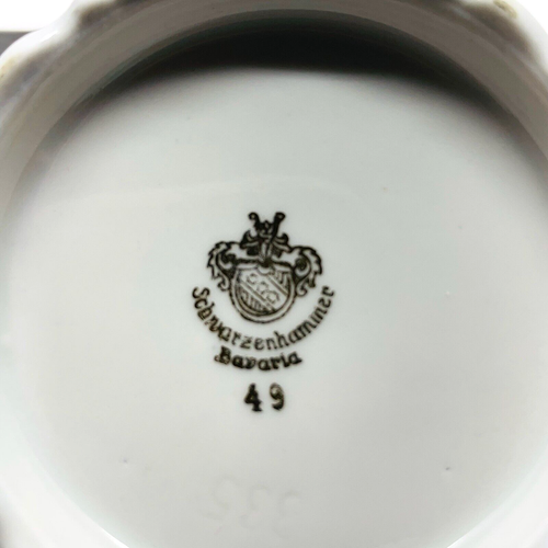 Schwarzenhammer Bavaria Rare 49 Schumann Cobalt Blue & Gold Compote Covered Dish - Picture 9 of 15
