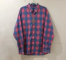 J.Crew Tailored Plaid Shirt Button Up Mens Size L Multicolor New 14903