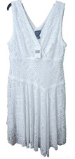 Rabbit Designs Dress Size 18 Eyelet Lined Sleeveless Boho Beachy  Feminine NWT 