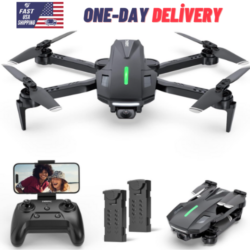 HD 1080P Beginner Drone with Camera 2 Batteries Kids RC Quadcopter-image