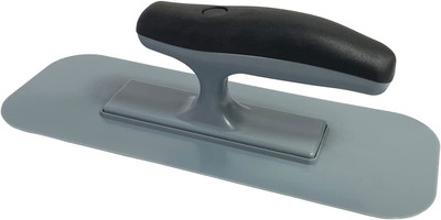 Plastic Trowel with Black Comfortable Grip Handle, Includes 3.5'' X 9.5'' Finishi