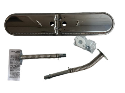 MHP Gas Grill Dual Small Oval SS Burner w/Two Adjustable Tubes 19'' x 4''