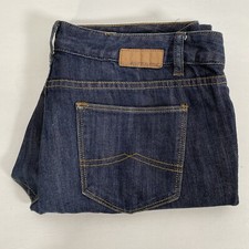 Jeanswest Womens Old Style Tummy Trimmer Slim Straight Cropped Jeans Size 15 VGC