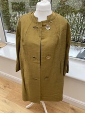 Silk Coat. Raw Silk Vintage From Jenners In Edinburgh. Quality Made. 14-18