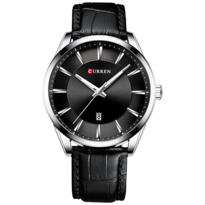 8365  Man Wristwatch Watch for Male with Leather  Band E0Q1