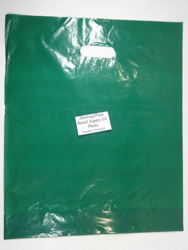 Borse per la spesa al dettaglio merce bassa densità 15" x 18" x 4" lucide  - Foto 14 di 29