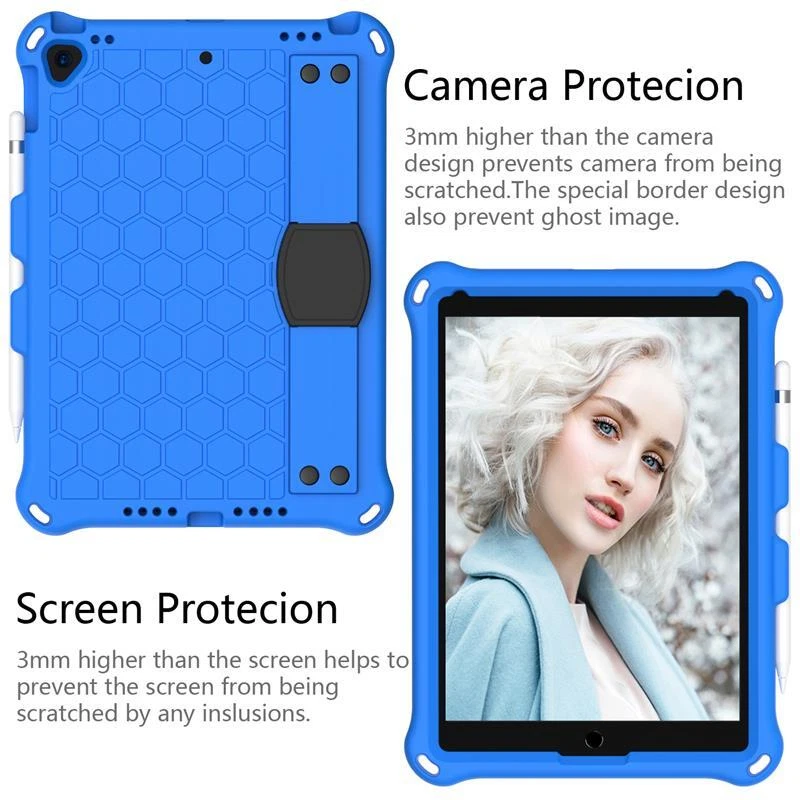 Kids Case For iPad Air 3rd Gen Pro 10.5 9th 8th 7th Mini 5 6 Shockproof Cover - Image 3 of 4