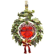 Kirks Folly Goddess Seaview Moon Dragon Magnetic Enhancer  goldtone