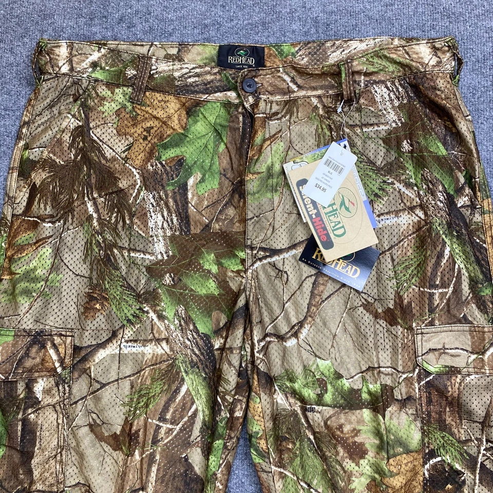 Red Head Cargo Pants Youth XL Camo Timber Silent Hide Hunting Travel Camping - Image 2 of 4