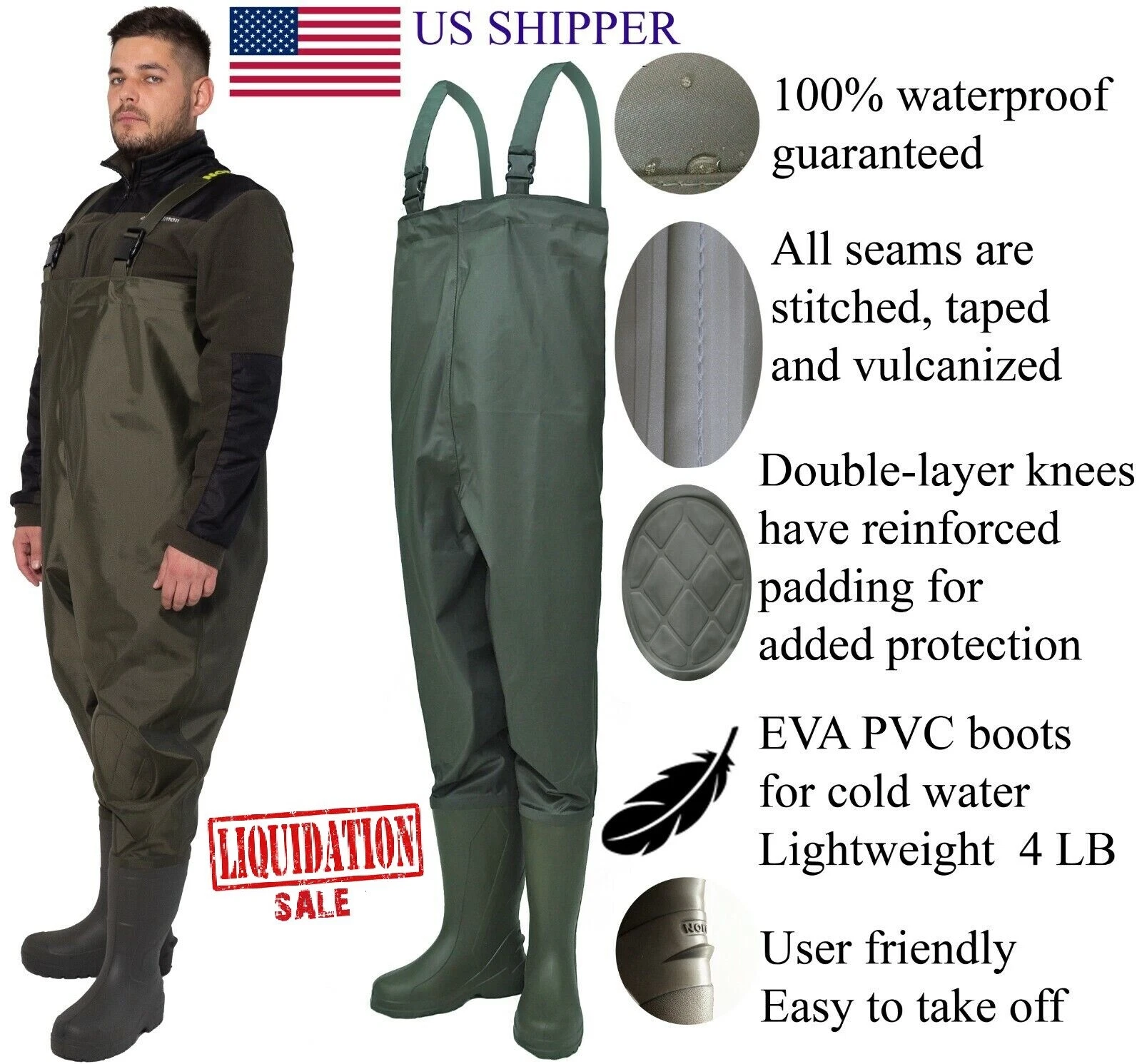 Nylon Chest Waders