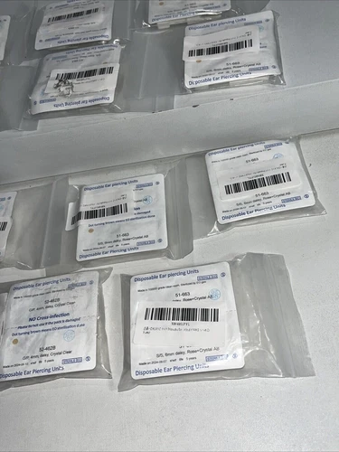 11 Sets Disposable Ear Piercing Units Sealed 106m, 14mm image 4