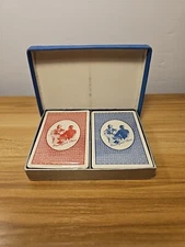 Unopened. 2 1950s Breakfast Cheer Decks of Playing Cards in Box  Brown & Bigelow