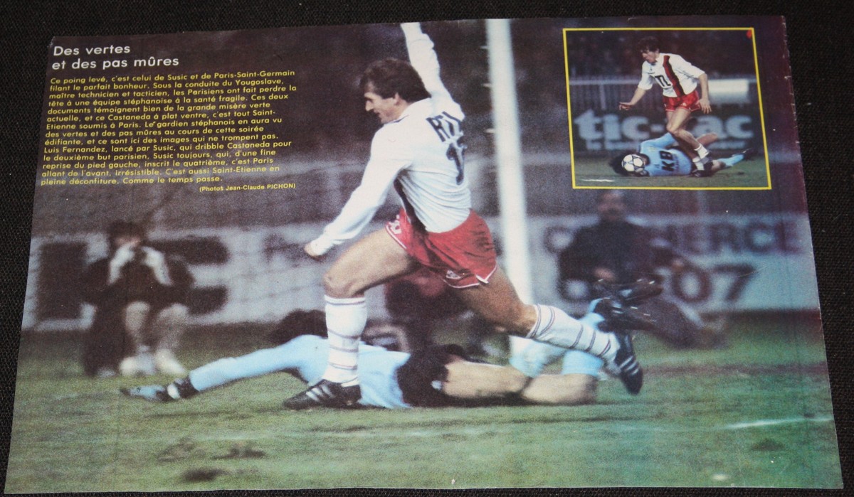 Football As Saint-etienne 1979-1980 Super Tele Jean Castaneda Asse