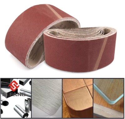 40x Gewebe Schleifbänder 75 x 533 mm Schleifband f Bandschleifer Korn 40#-120#