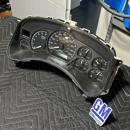 99-02 NBS Chevy GMC Tahoe Yukon Sierra MPH Speedometer Instrument Cluster OEM GM - Picture 3 of 24