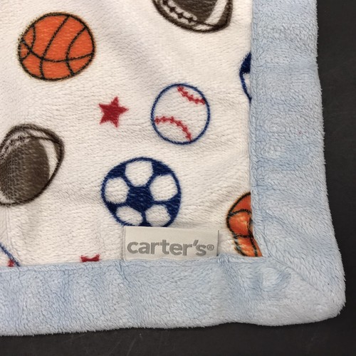Carter's Lovey Football Security Blanket Sports Baseball Basketball Soccer - Picture 5 of 6