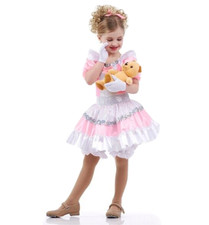 So Sweet PINK Child Small Dance Costume Ballet Tap Dress w/Bloomers  Gloves