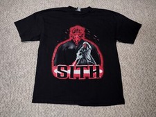 Vintage 90s Star Wars Darth Maul Sith Lord Shirt XL Horror TV Movie Retro Rare