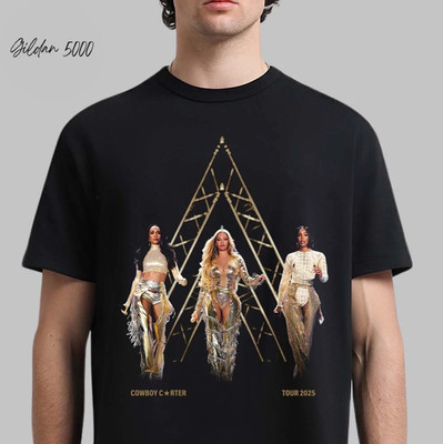 Beyonce Destiny's Child X Cowboy Carter Tour 2025 Legacy Black T