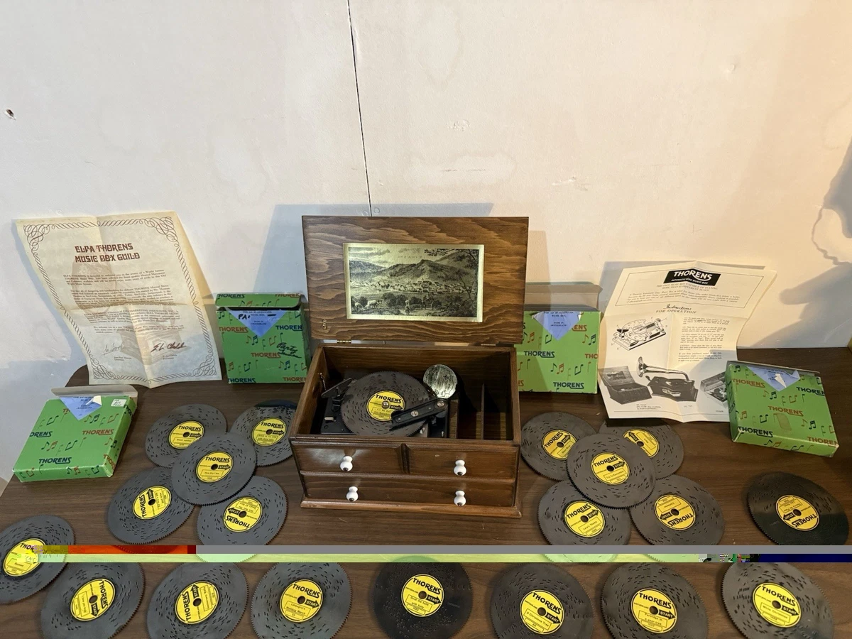 Thorens Disc In Collectible Music Boxes (1940-1970) for sale | eBay