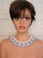 Bead Woven Choker Necklace Collar Statement Jewelry